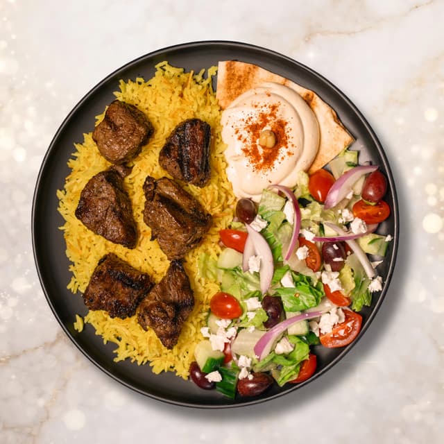 Filet Mignon Shish Kabob Platter